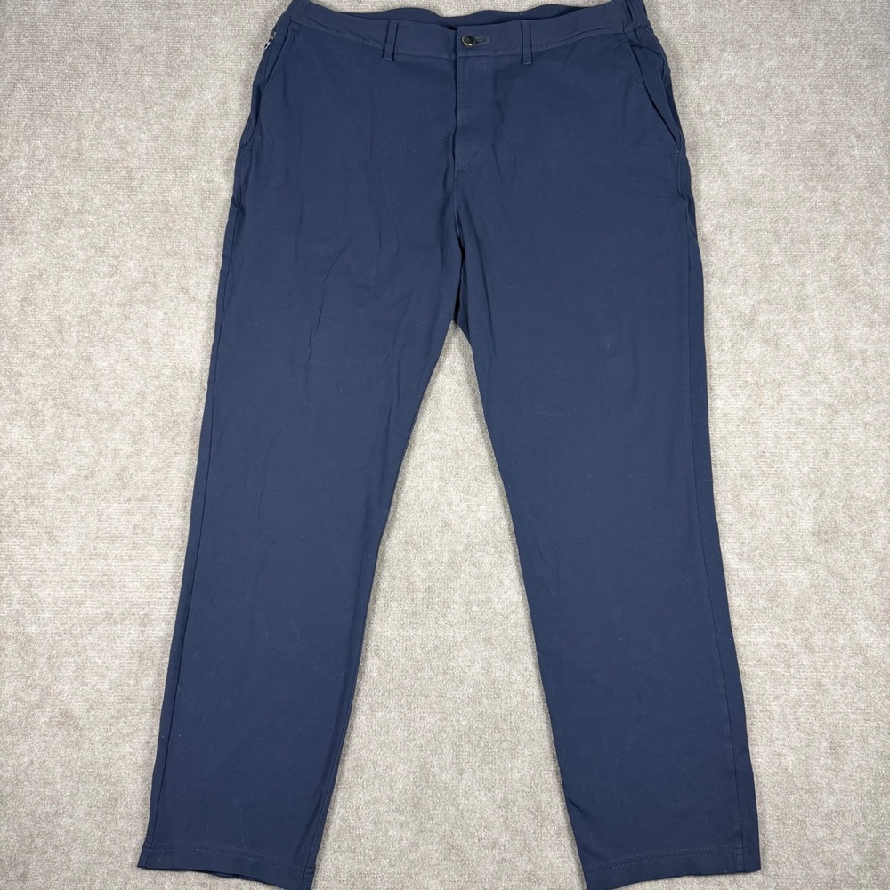 Public Rec All Day Every Day 5 Pocket Pant Mens 36x28 Navy Flat Front‎ Stretchy